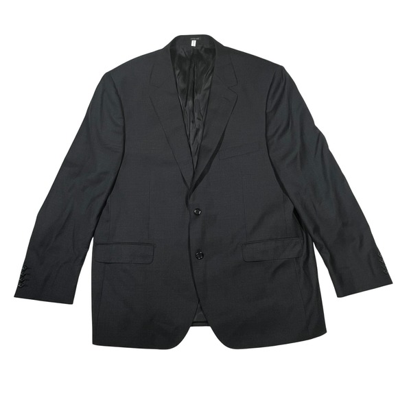 Joseph Bach Other - Joseph Bach Verona Sartoriale Blazer Mens 58R Black Wool Cashmere Super 150s